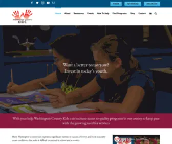 Washingtoncountykids.org(Washington County Kids Home) Screenshot