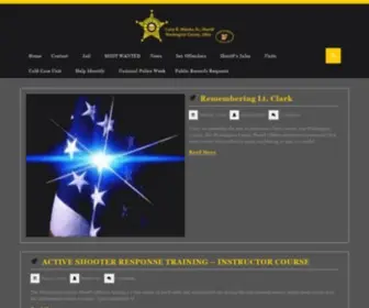 Washingtoncountysheriff.org(Washington County Sheriff's Office) Screenshot