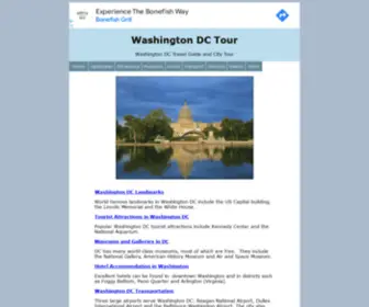 Washingtondc-Tour.com(Washington DC Tourist Information and Vacation Guide) Screenshot