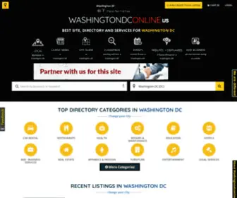 Washingtondconline.us(Washington DC (DC) Yellowpages) Screenshot