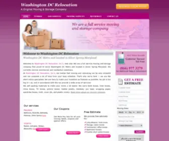 Washingtondcrelocation.net(Relocation services in Washington DC) Screenshot