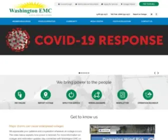 Washingtonemc.com(Washington EMC) Screenshot