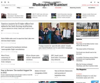 Washingtonexaminer.com(Washington Examiner) Screenshot