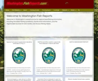 Washingtonfishreports.com(Washington Fish Reports) Screenshot