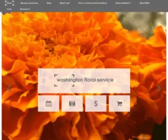 Washingtonfloral.com(Washington Floral Service) Screenshot