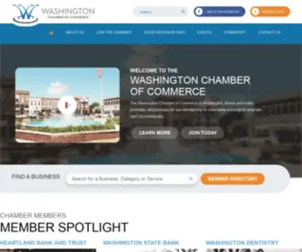Washingtonilcoc.com(Washington Chamber Of Commerce) Screenshot