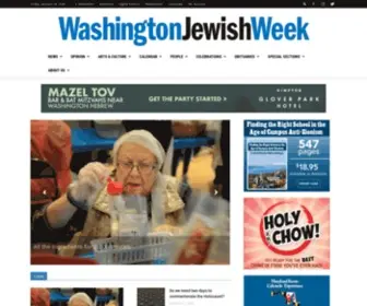 Washingtonjewishweek.com(Washington Jewish Week) Screenshot