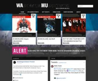 Washingtonmusictheater.com(WAMU Theater) Screenshot