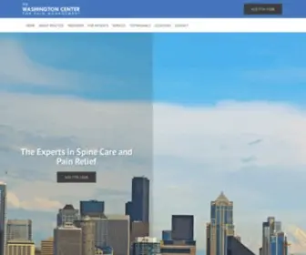 Washingtonpain.com(Seattle's top pain management specialists) Screenshot