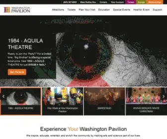 Washingtonpavilion.org(Washington Pavilion) Screenshot