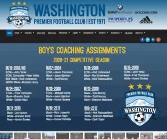 Washingtonpremierfc.com(Washington Premier Football Club (WPFC)) Screenshot