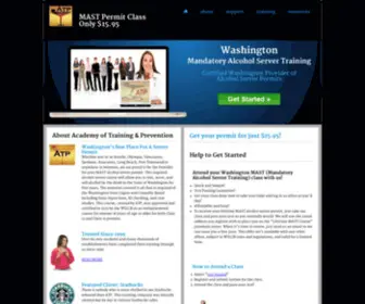 Washingtonserverpermit.com(MAST Permit Class Only $15.95) Screenshot