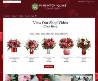 Washingtonsquareflowershop.com(Washington Florist) Screenshot