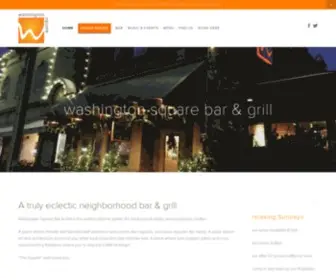 Washingtonsquareonline.net(Washington Square Bar & Grill) Screenshot