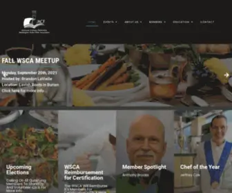 Washingtonstatechefs.com(Leading the Northwests Culinary Arts) Screenshot