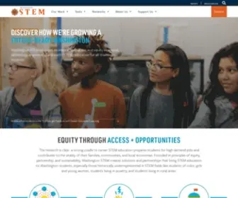 Washingtonstem.org(Washington STEM) Screenshot