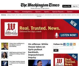 Washingtontimes.com(Washington Times) Screenshot