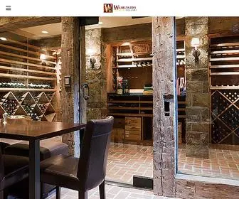 Washingtonvalleycellars.com(Custom Wine Cellars) Screenshot