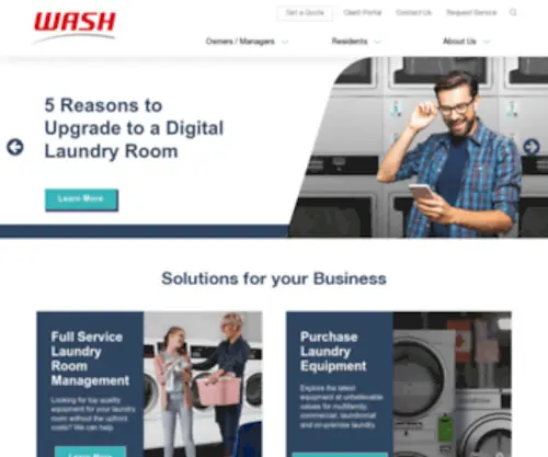 Washlaundry.com(WASH Laundry) Screenshot
