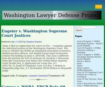 Washlawyerdefense.com(Washington Lawyer Defense Project) Screenshot