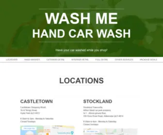 Washmecarwash.com.au(Wash Me) Screenshot