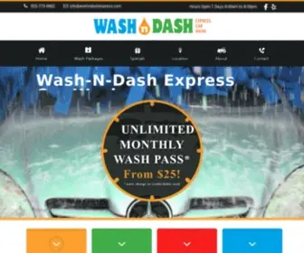 Washndashexpress.com(WASH N DASH EXPRESS CAR WASH) Screenshot