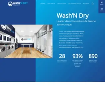 Washndry-Concept.com(Laverie automatique) Screenshot