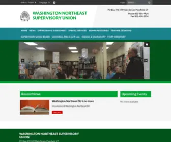 Washnesu.org(Washington Northeast School Union) Screenshot