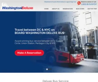 Washny.com(DC to NYC Bus Luxury Travel New York) Screenshot