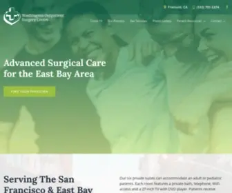 Washosc.com(Outpatient Surgery Center Fremont) Screenshot