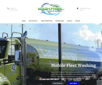 Washproskc.com(KC Wash Pros) Screenshot