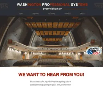 Washprosys.com(Washington Professional Systems) Screenshot