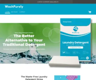 Washpurely.com(LAUNDRY SHEETS) Screenshot