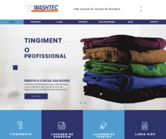 Washtec.com.br(Lavanderia Profissional) Screenshot