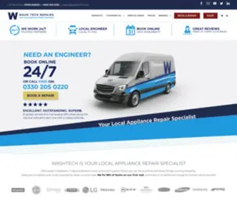 Washtechrepairs.co.uk(Wash Tech repairs) Screenshot