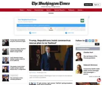 Washtimes.com(Washington Times) Screenshot