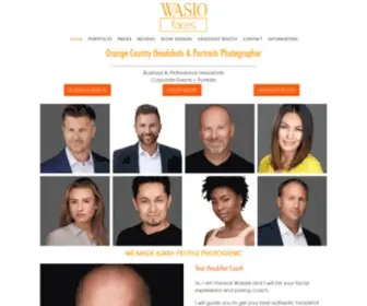 Wasiofaces.com(WASIO // Headshot Photographer You Deserve) Screenshot