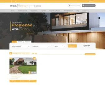 Wasipichay.com(Wasipichay portal inmobiliario) Screenshot