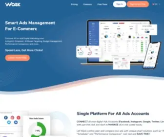 Wask.co(Digital Ads Management Platform) Screenshot