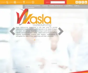 Wasla.com(Outsource your hands) Screenshot