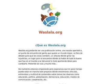 Waslala.org(Revista online sobre política) Screenshot