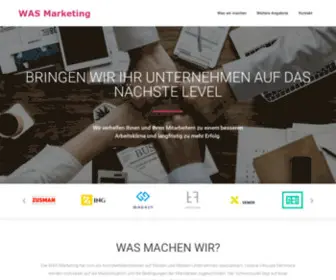 Wasmarketing.de(Weiterbildung von Führungskräften und Teams) Screenshot