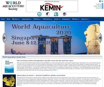 Was.org(World Aquaculture Society) Screenshot