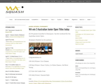 Wasquash.com.au(WA Squash) Screenshot