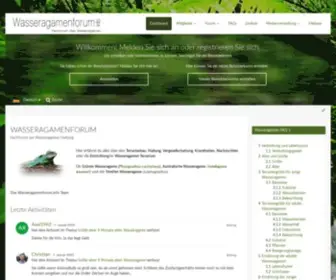 Wasseragamenforum.info(Grüne Wasseragamen) Screenshot