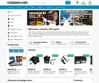 Wasserman.eu(Elektronika, narzędzia, agd i ogród) Screenshot