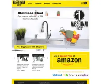 Wassermanfaucets.com(Plumbwerk Inc) Screenshot