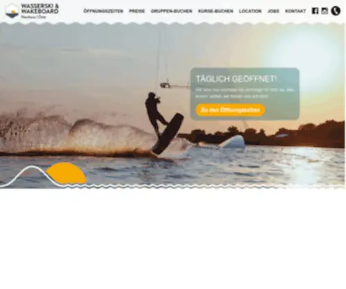 Wasserski-Neuhaus.de(Startseite) Screenshot