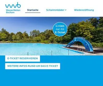 Wasserwelten-Bochum.de(Höntrop) Screenshot