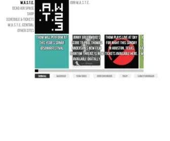 Waste.uk.com(W.A.S.T.E) Screenshot